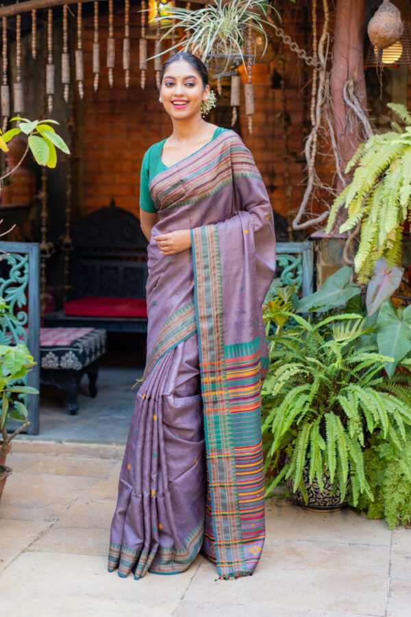 Handwoven Tussar