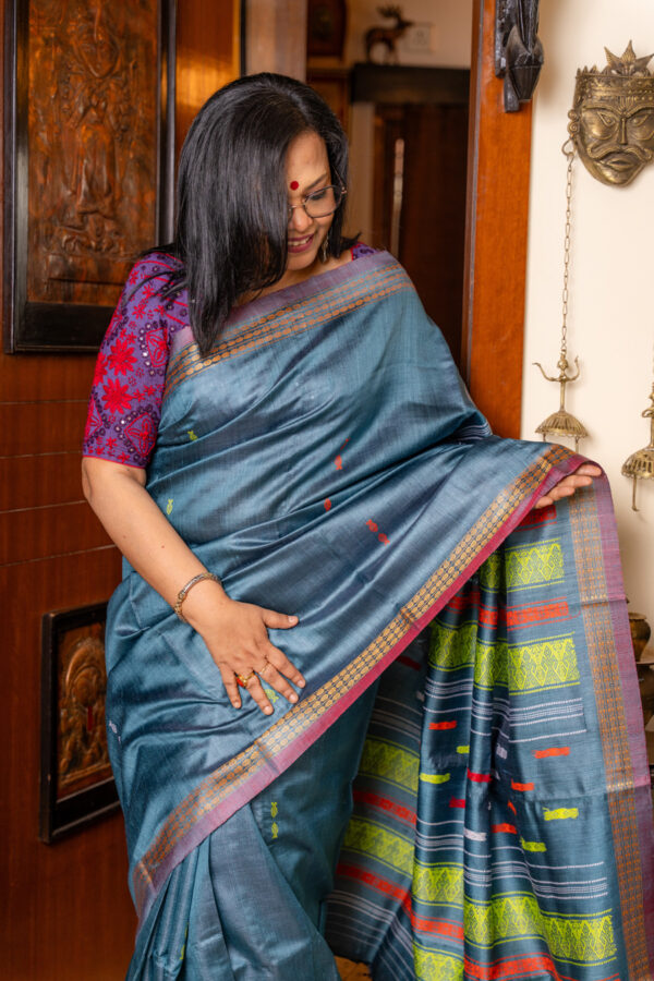 HANDWOVEN GOPALPUR TUSSAR - Image 3